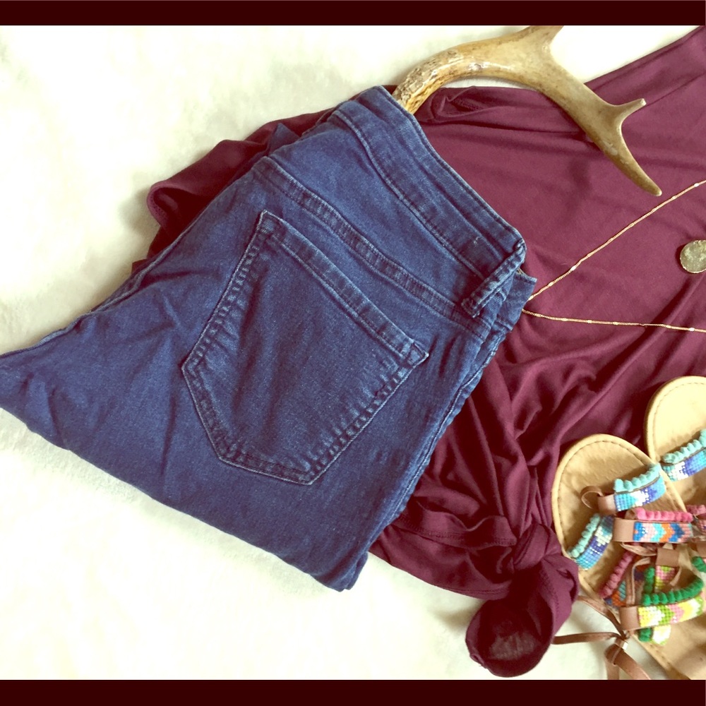 Old navy rockstar skinny denim jeggings